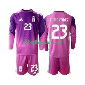 Barn Fotballdrakter Keeper Argentina Emiliano Martinez 23 Hjemme 2025 Langermet